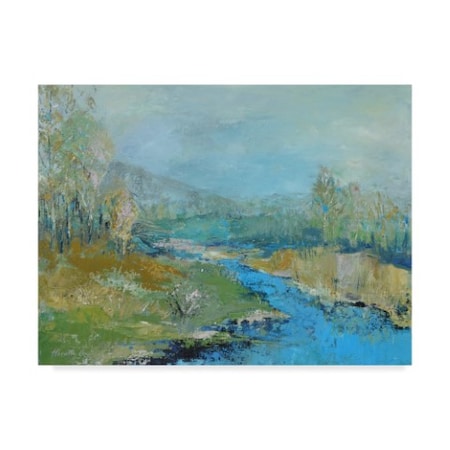 Marietta Cohen Art And Design 'River Painting' Canvas Art,14x19